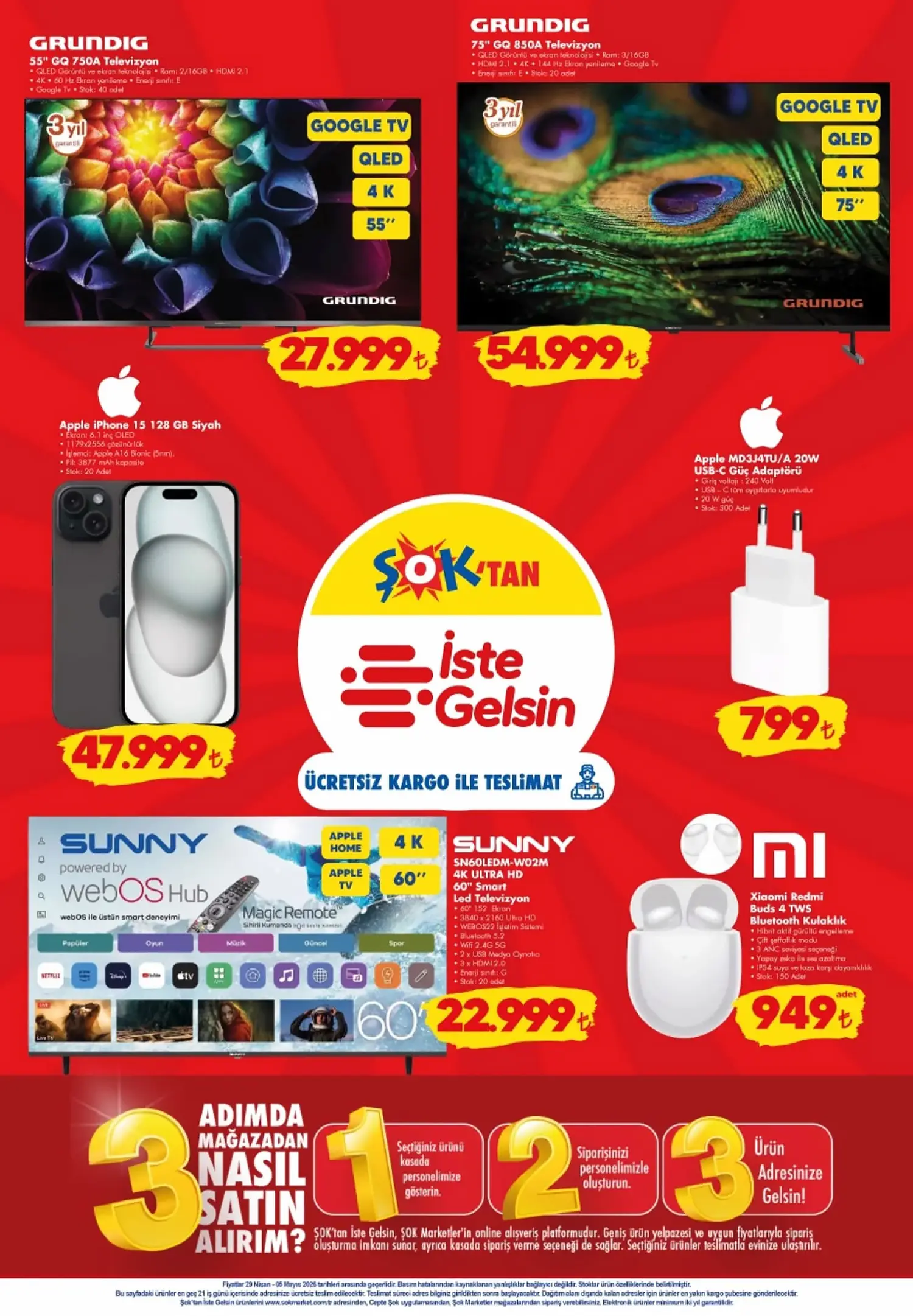 ŞOK 29 Nisan 2026 Aktüel Ürünler Kataloğu 7
