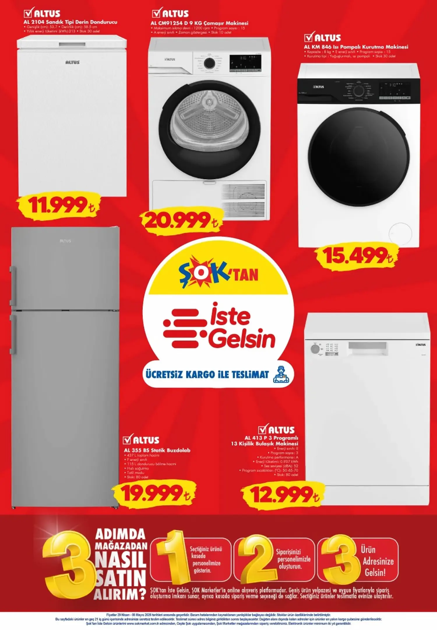 ŞOK 29 Nisan 2026 Aktüel Ürünler Kataloğu 8