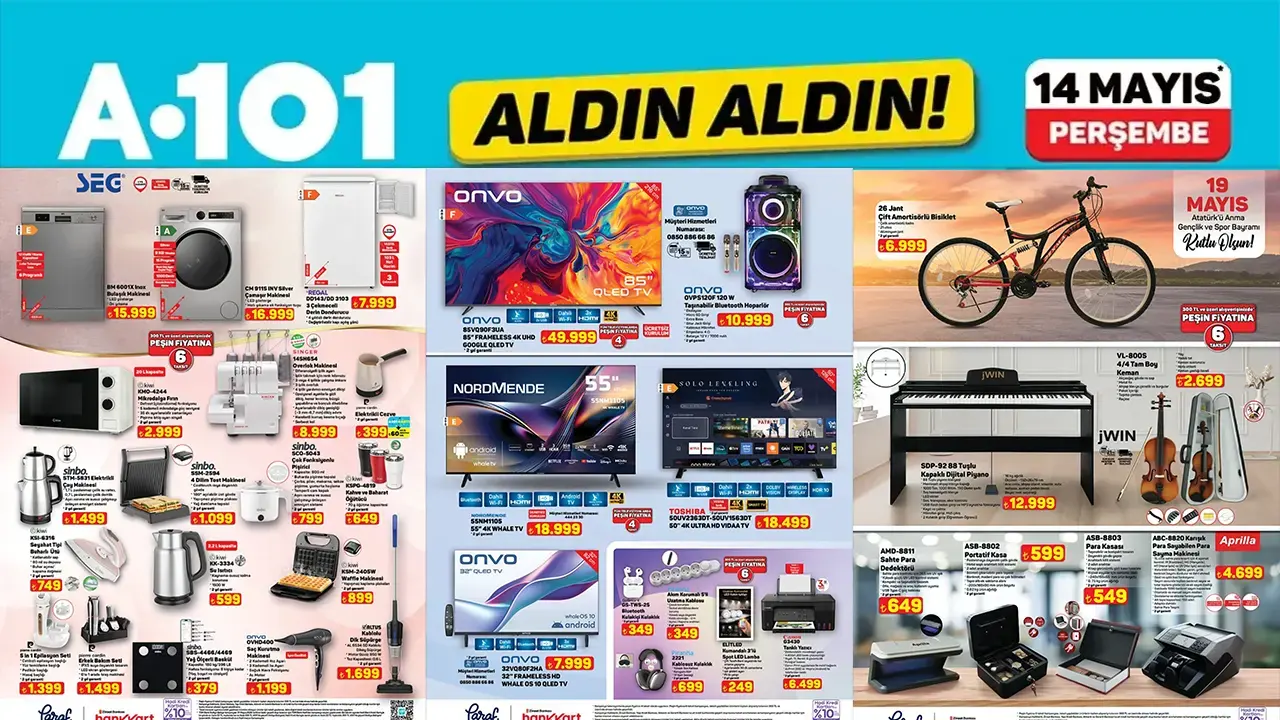 A101 14 Mayıs 2026 Aktüel Ürünler Kataloğu