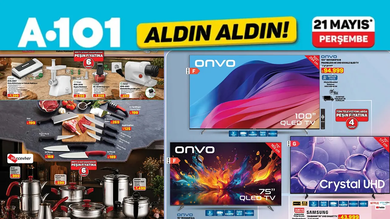 A101 21 Mayıs 2026 Aktüel Ürünler Kataloğu