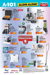 A101 26 Mayıs 2026 Aktüel Ürünler Kataloğu