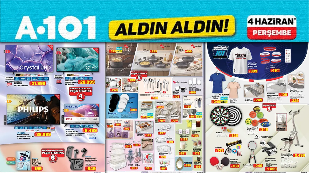 A101 4 Haziran 2026 Aktüel Ürünler Kataloğu