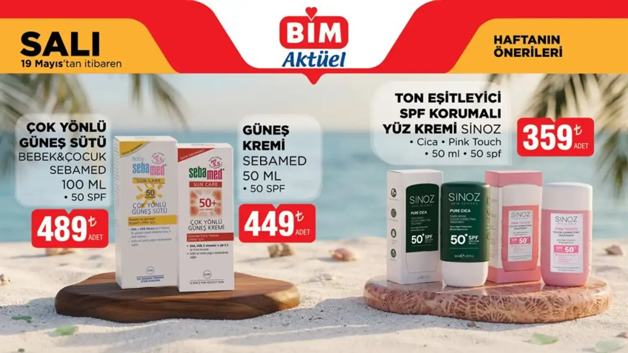 BİM 19 Mayıs 2026 Aktüel Ürünler Kataloğu