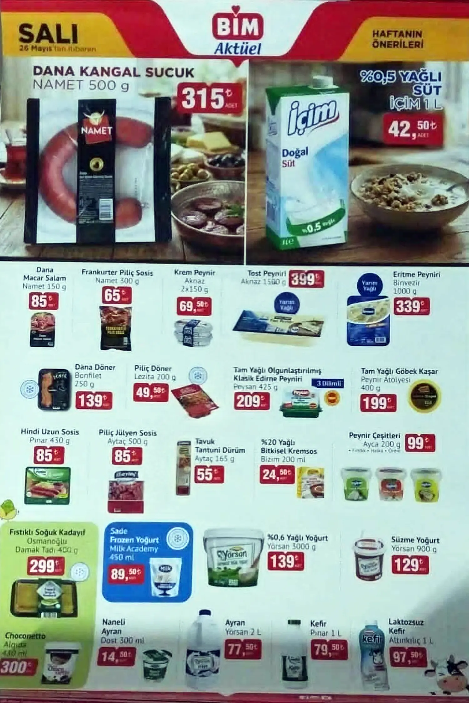 BİM 26 Mayıs 2026 Aktüel Ürünler Kataloğu 1