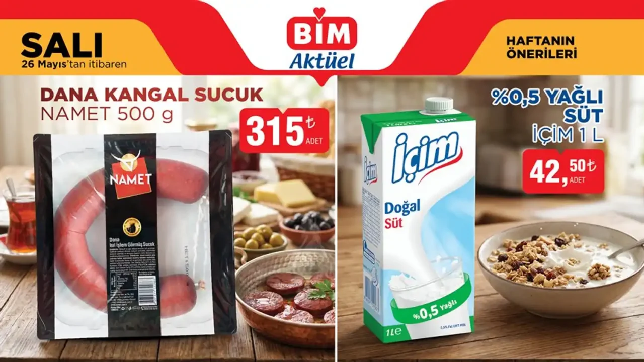 BİM 26 Mayıs 2026 Aktüel Ürünler Kataloğu