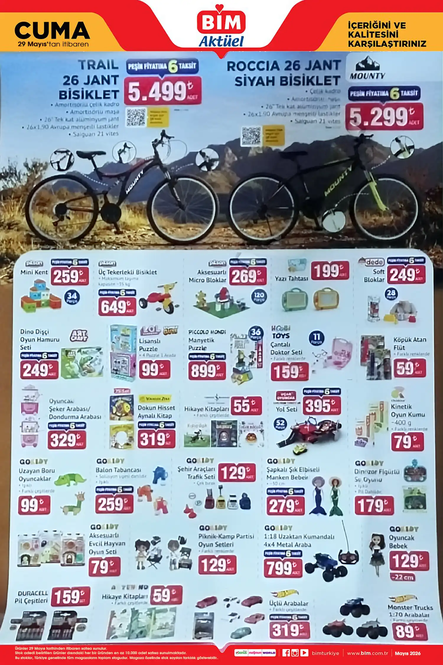 BİM 29 Mayıs 2026 Aktüel Ürünler Kataloğu 6