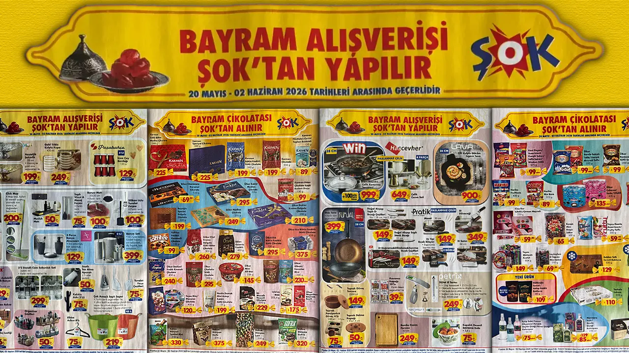 ŞOK 20 Mayıs 2026 Aktüel Ürünler Kataloğu