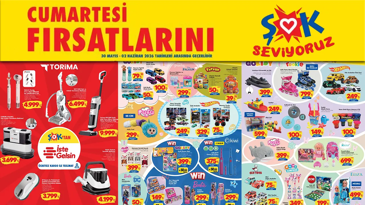 ŞOK 30 Mayıs 2026 Aktüel Ürünler Kataloğu