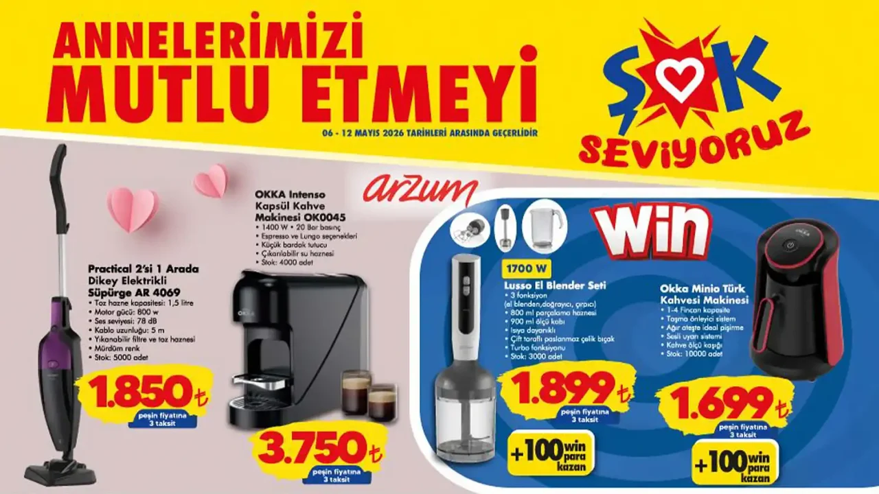 ŞOK 6 Mayıs 2026 Aktüel Ürünler Kataloğu