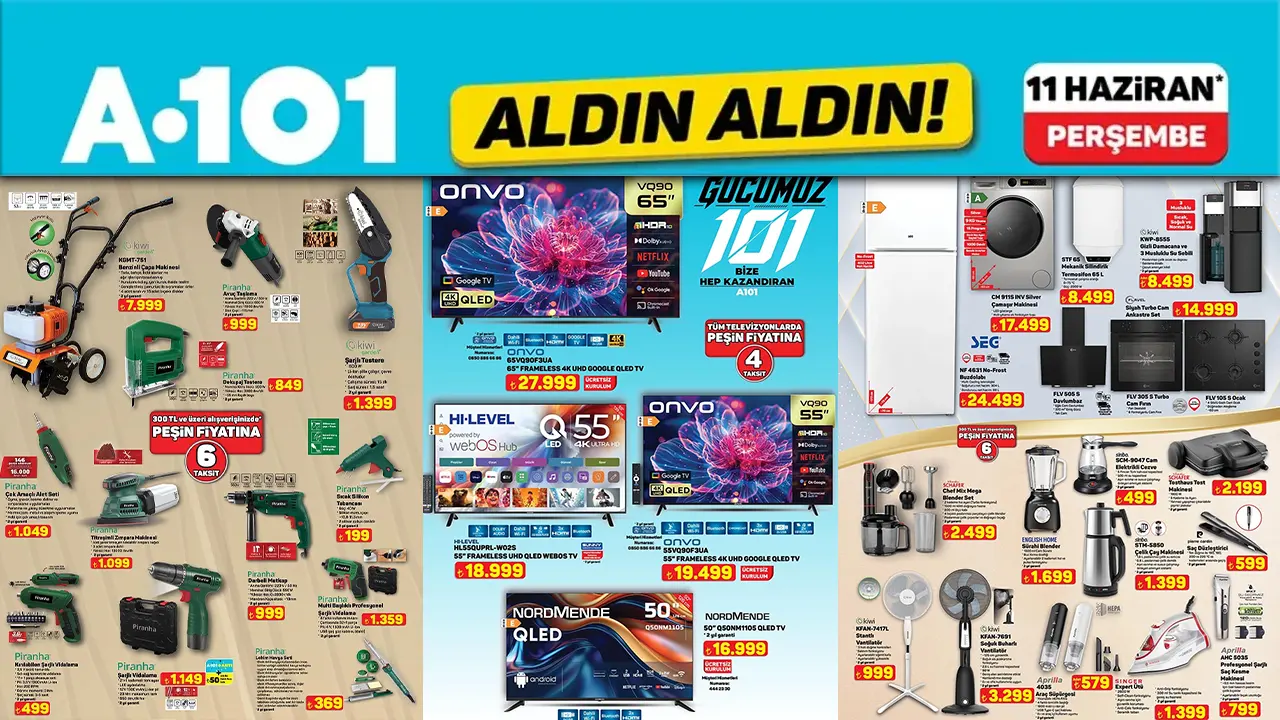 A101 11 Haziran 2026 Aktüel Ürünler Kataloğu