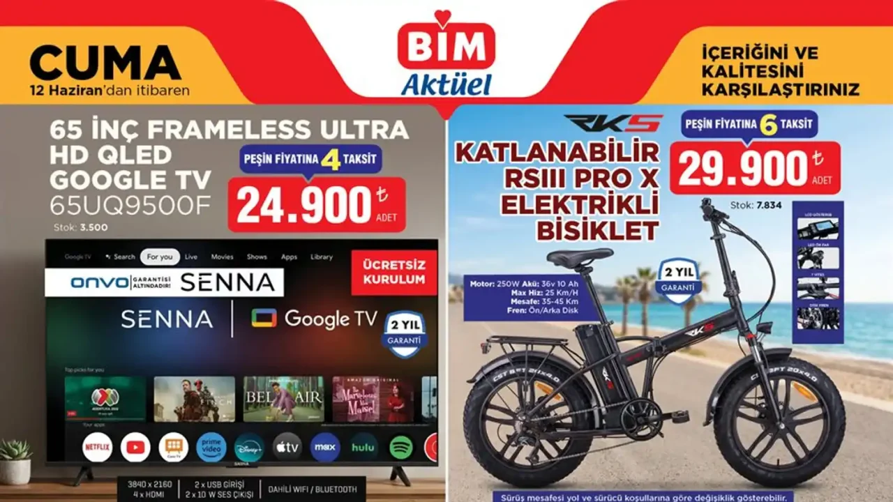 BİM 12 Haziran 2026 Aktüel Ürünler Kataloğu