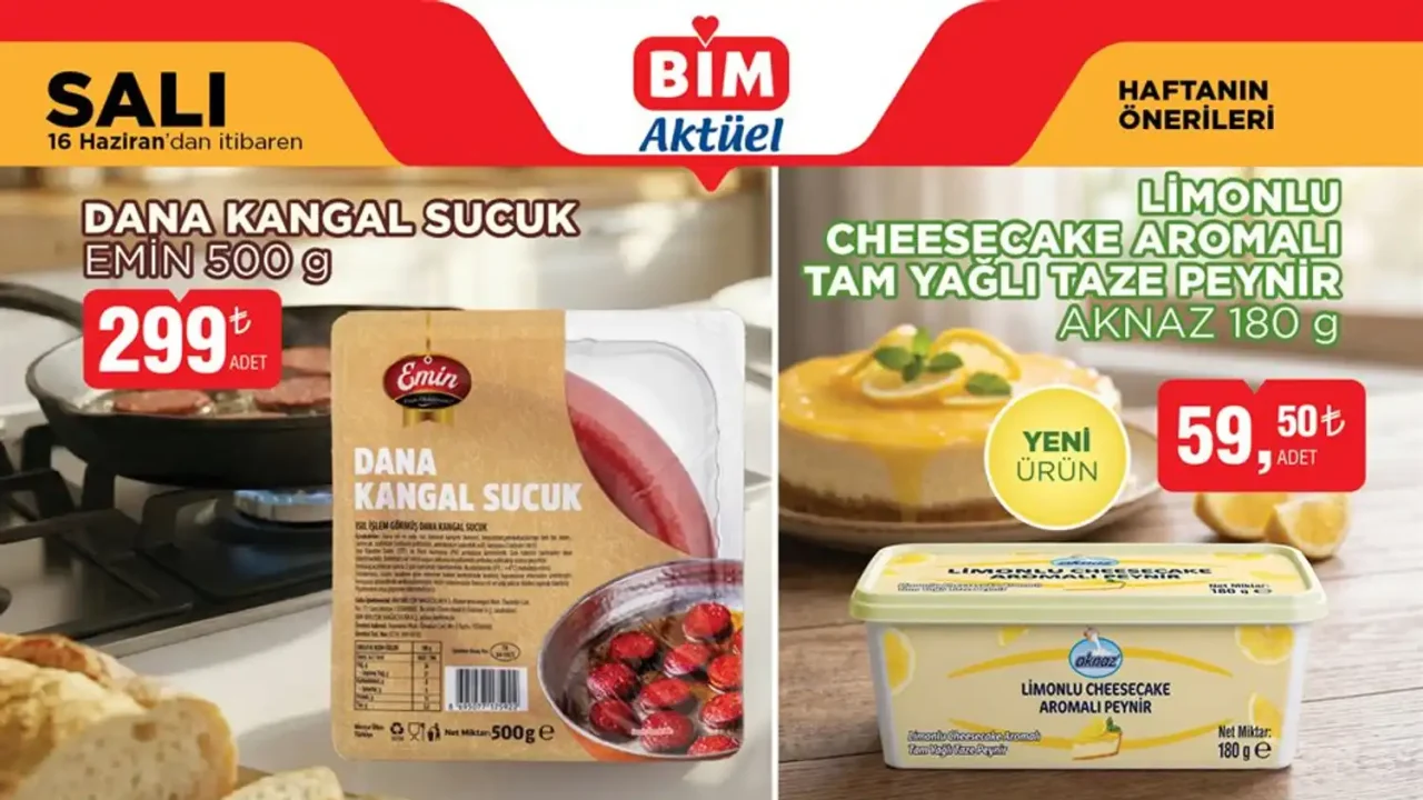 BİM 16 Haziran 2026 Aktüel Ürünler Kataloğu