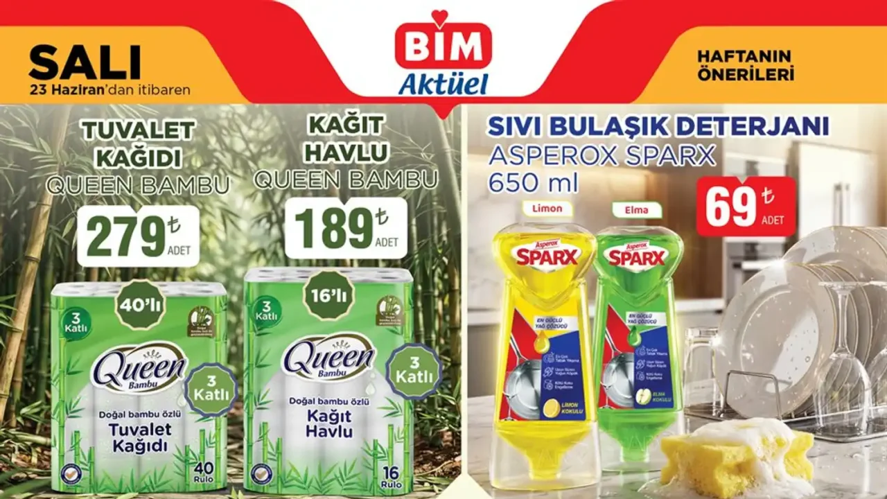 BİM 23 Haziran 2026 Aktüel Ürünler Kataloğu