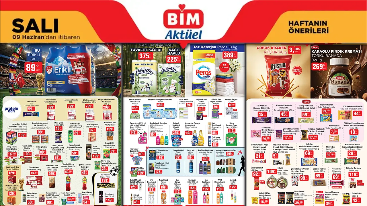 BİM 9 Haziran 2026 Aktüel Ürünler Kataloğu