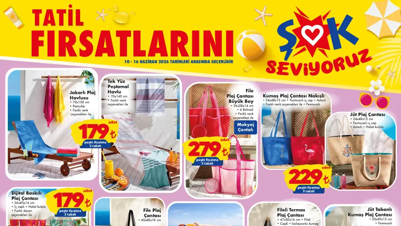 ŞOK 10 Haziran 2026 Aktüel Ürünler Kataloğu