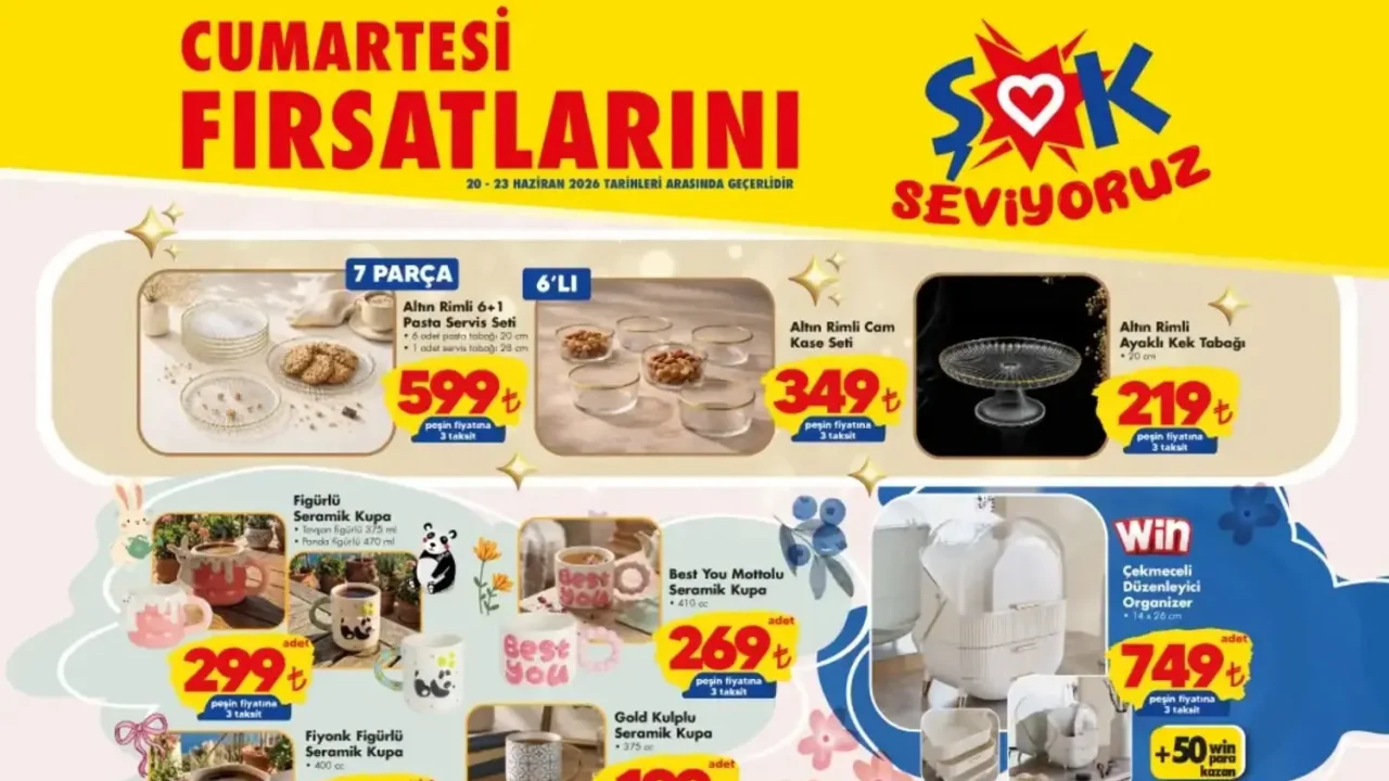 ŞOK 20 Haziran 2026 Aktüel Ürünler Kataloğu