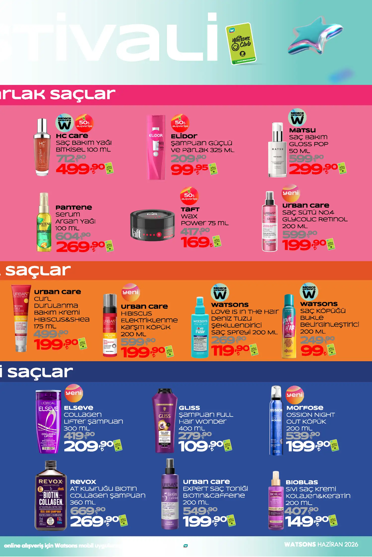Watsons Haziran 2026 Kataloğu – 6. Aktüel Katalog 9