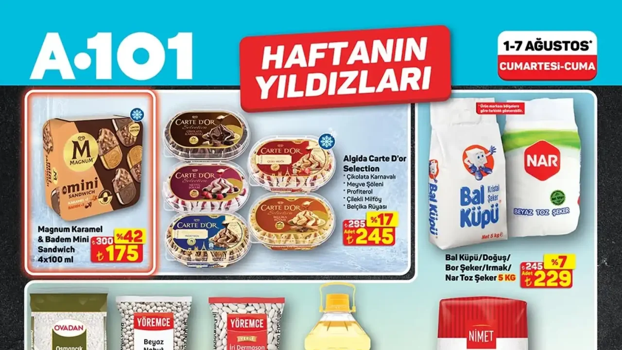A101 1 Ağustos 2026 Aktüel Ürünler Kataloğu
