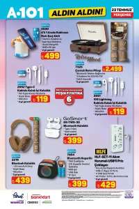 A101 23 Temmuz 2026 Aktüel Ürünler Kataloğu