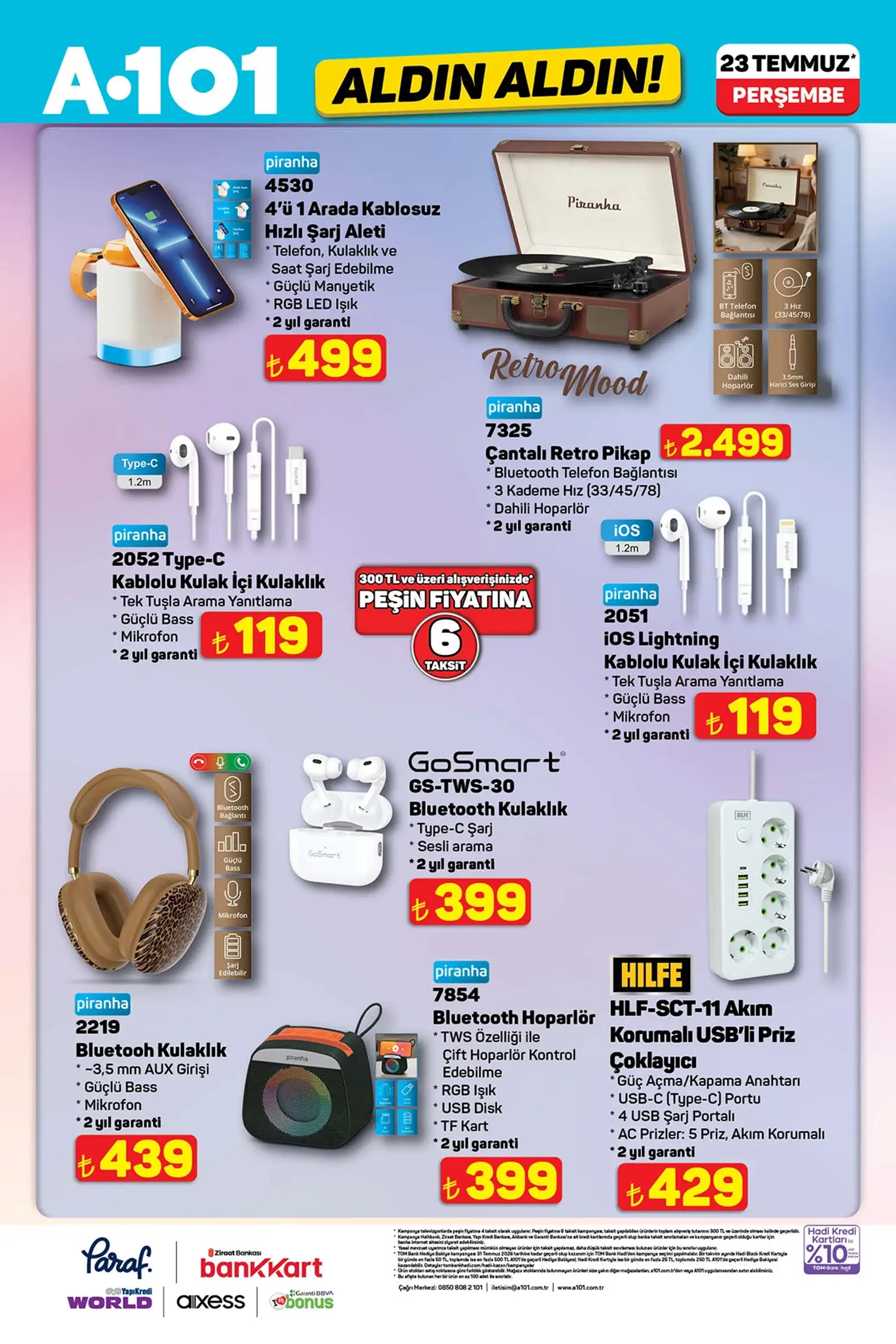 A101 23 Temmuz 2026 Aktüel Ürünler Kataloğu 1