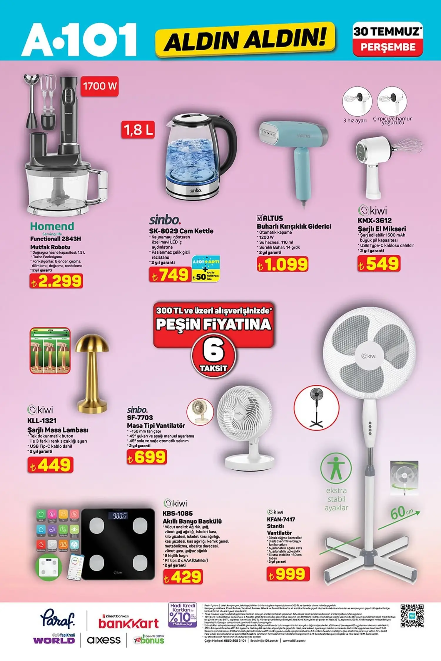 A101 30 Temmuz 2026 Aktüel Ürünler Kataloğu 3