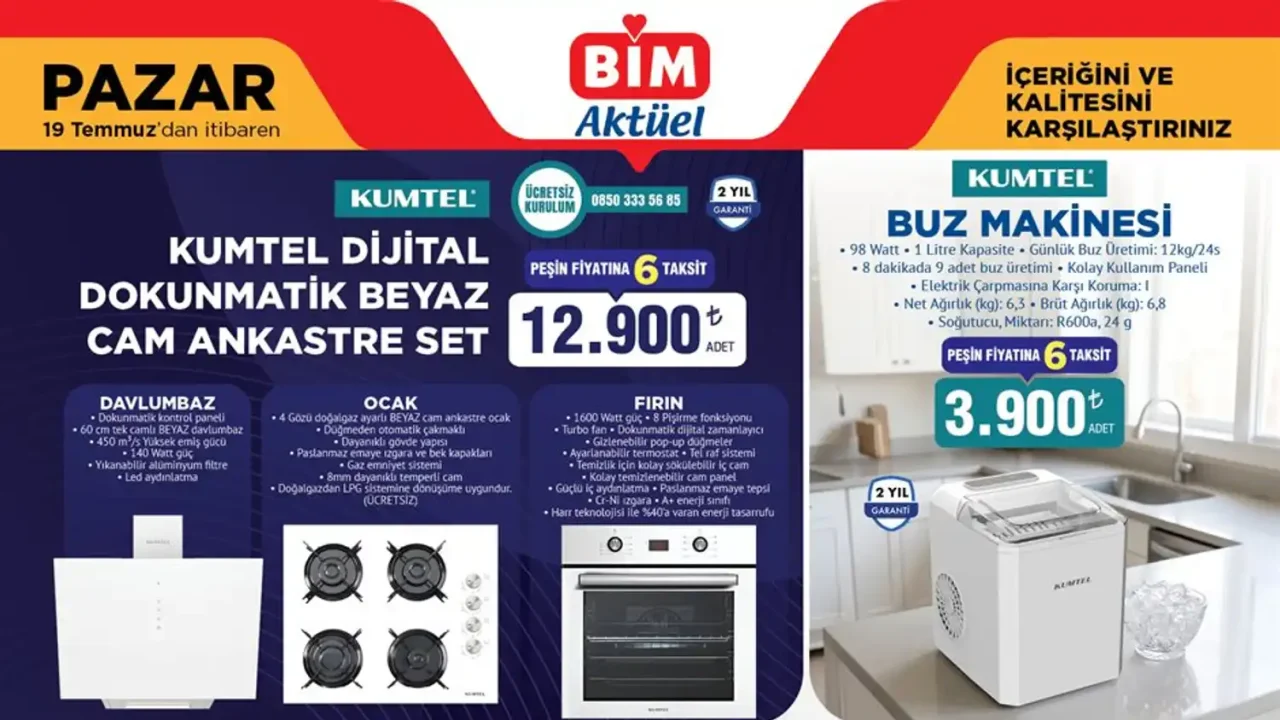 BİM 19 Temmuz 2026 Aktüel Ürünler Kataloğu