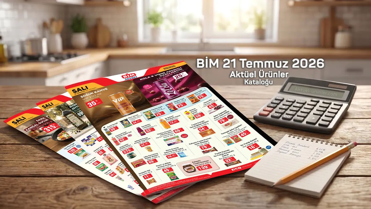 BİM 21 Temmuz 2026 Aktüel Ürünler Kataloğu
