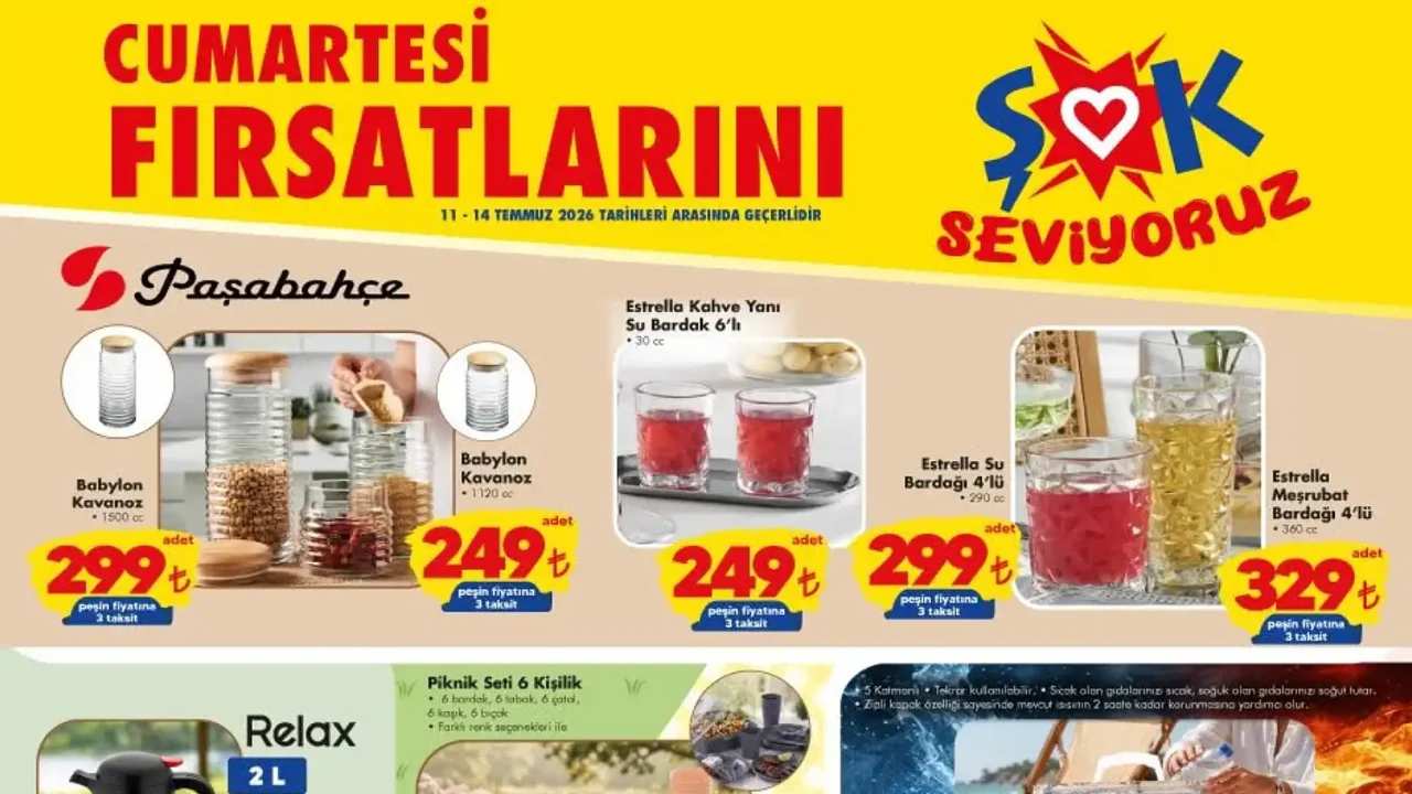 ŞOK 11 Temmuz 2026 Aktüel Ürünler Kataloğu