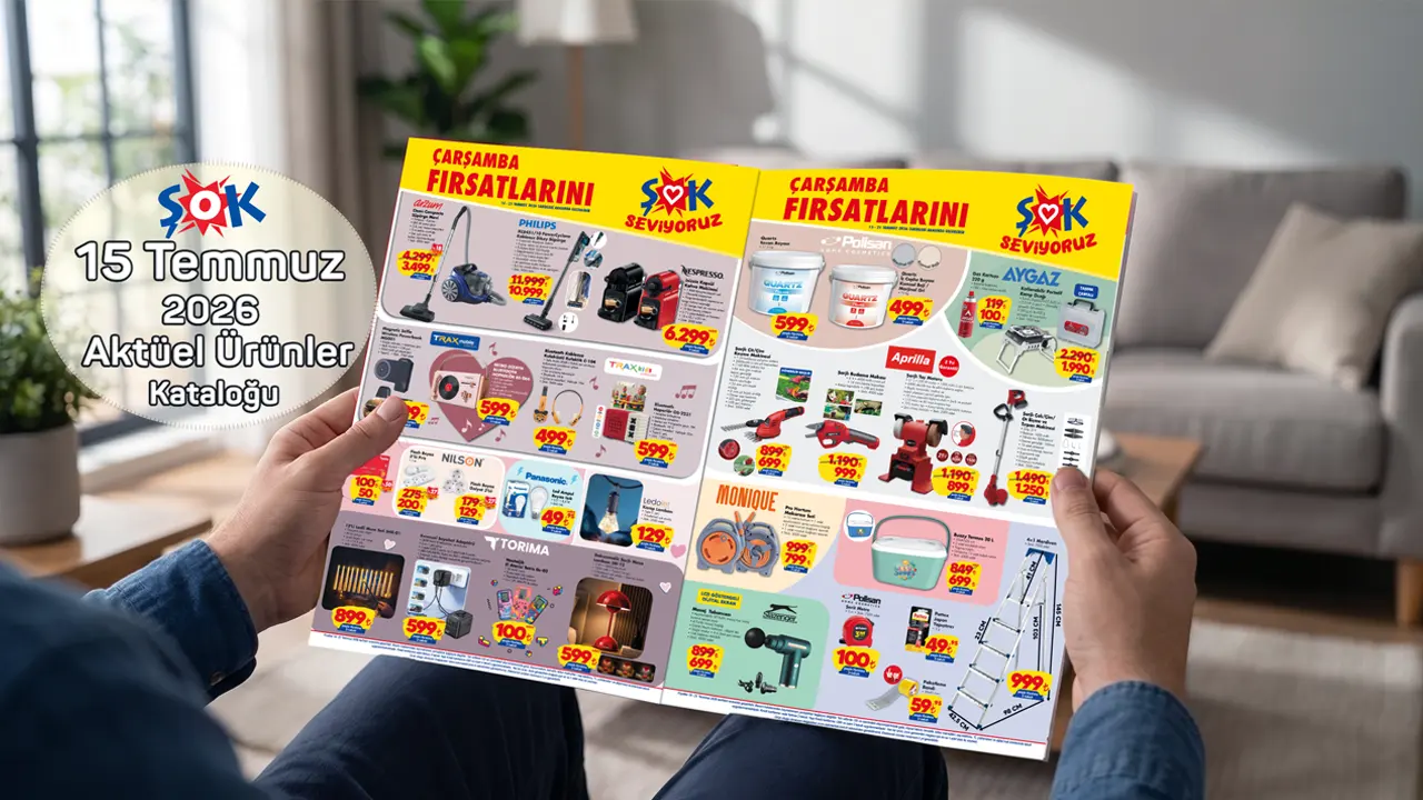 ŞOK 15 Temmuz 2026 Aktüel Ürünler Kataloğu