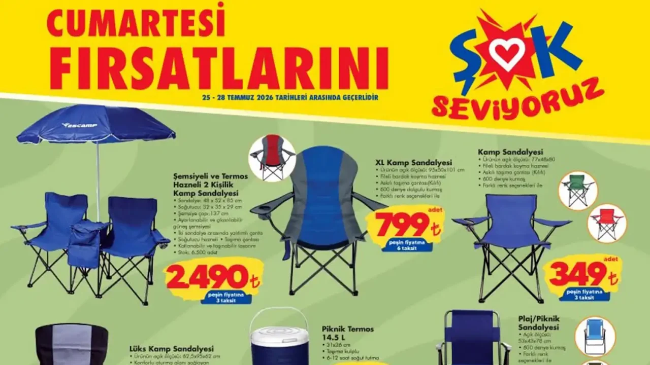 ŞOK 25 Temmuz 2026 Aktüel Ürünler Kataloğu