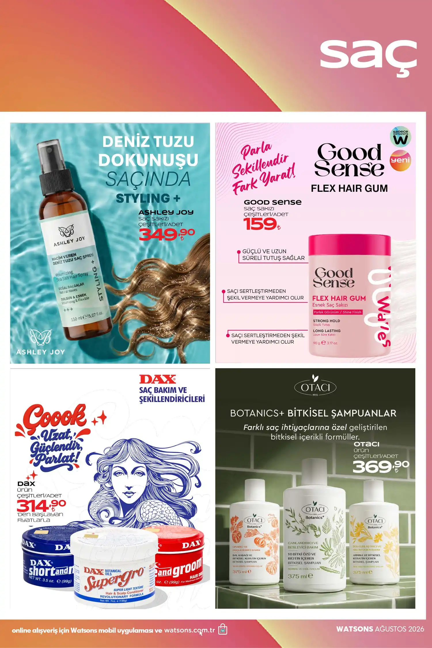 Watsons Ağustos 2026 Kataloğu – 8. Aktüel Katalog 35