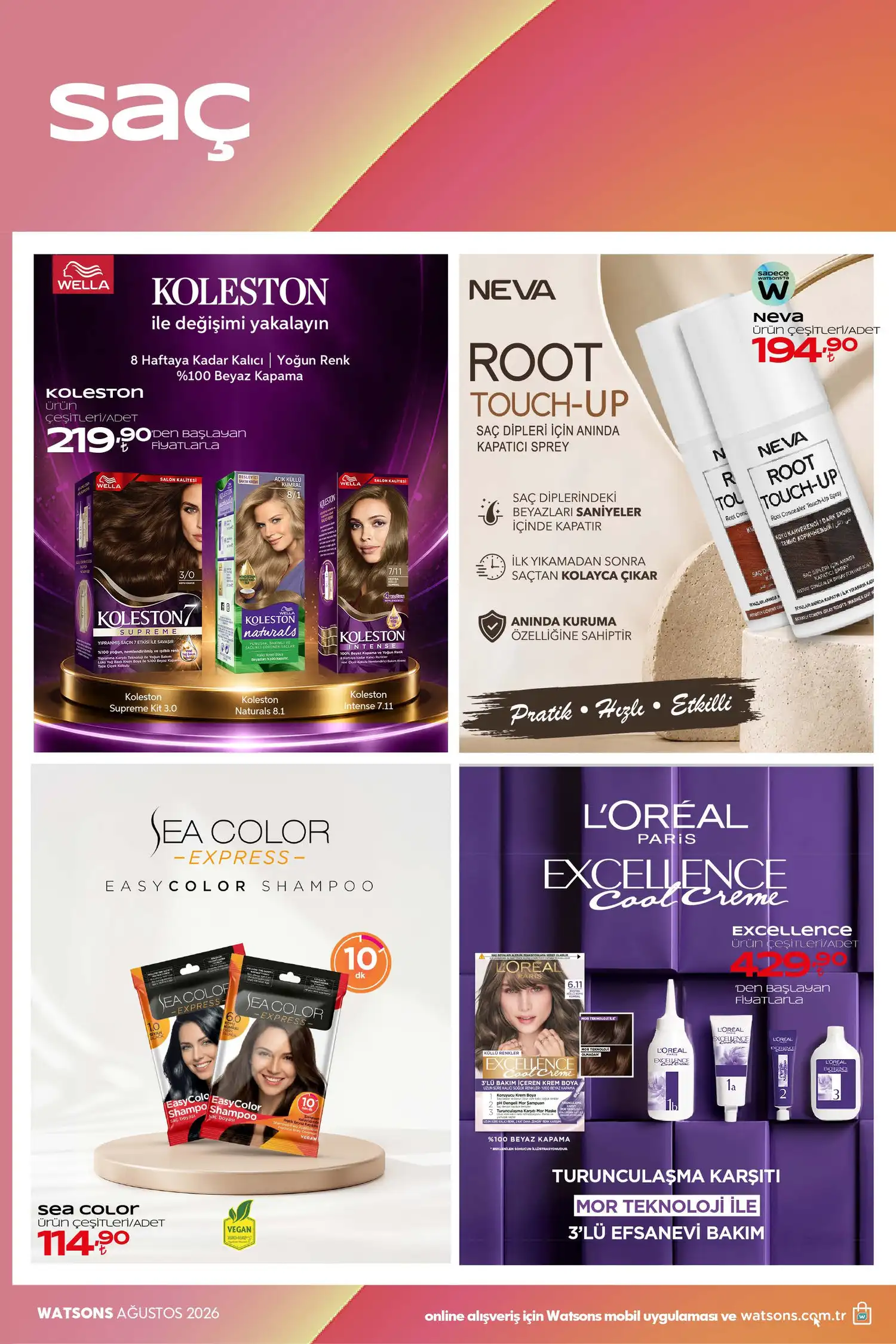 Watsons Ağustos 2026 Kataloğu – 8. Aktüel Katalog 36