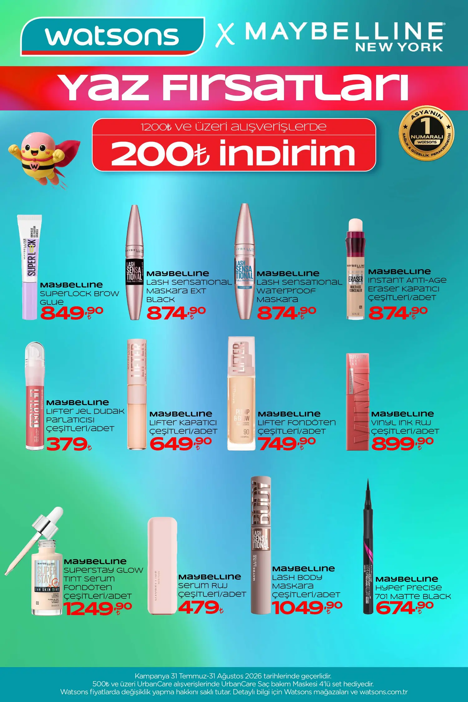 Watsons Ağustos 2026 Kataloğu – 8. Aktüel Katalog 9