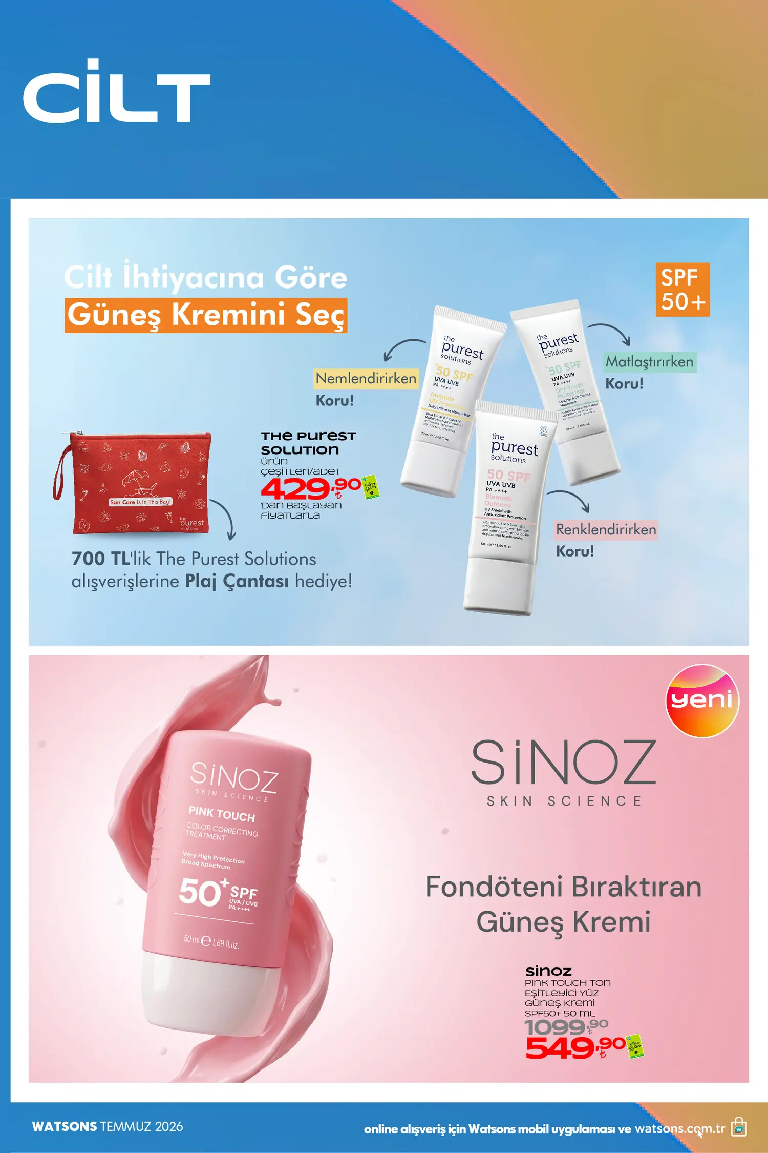 Watsons Temmuz 2026 Kataloğu – 7. Aktüel Katalog 23