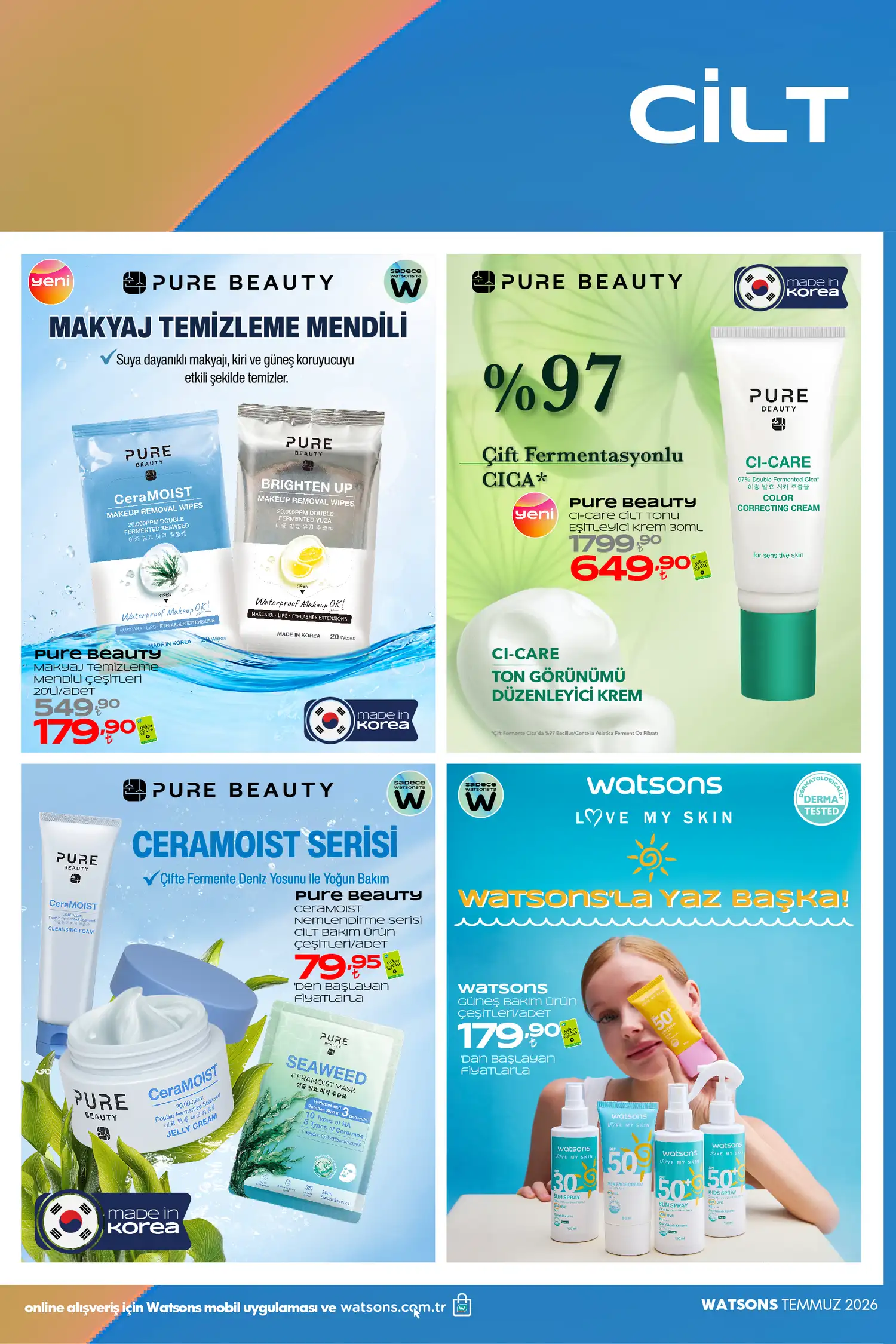 Watsons Temmuz 2026 Kataloğu – 7. Aktüel Katalog 26