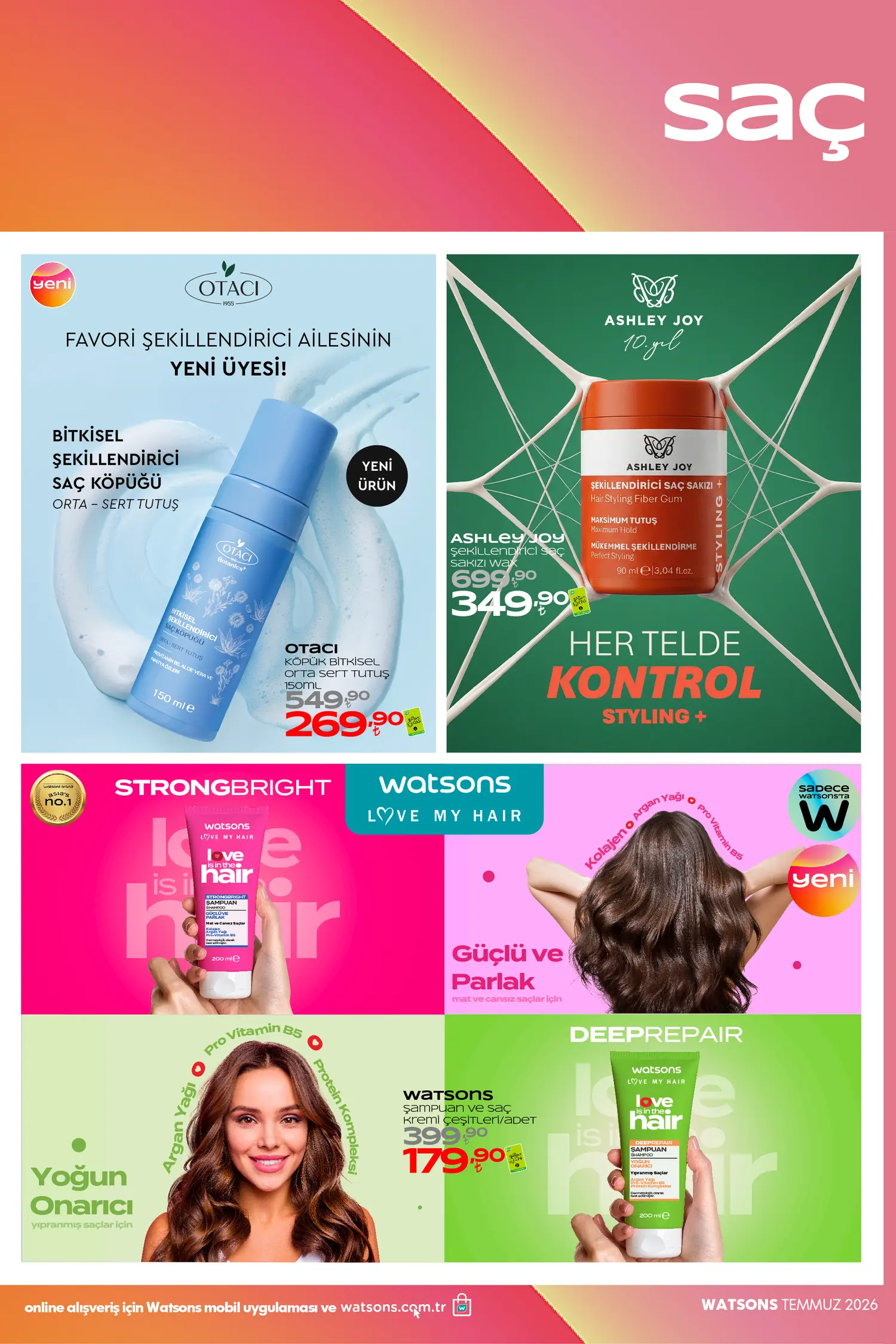 Watsons Temmuz 2026 Kataloğu – 7. Aktüel Katalog 32