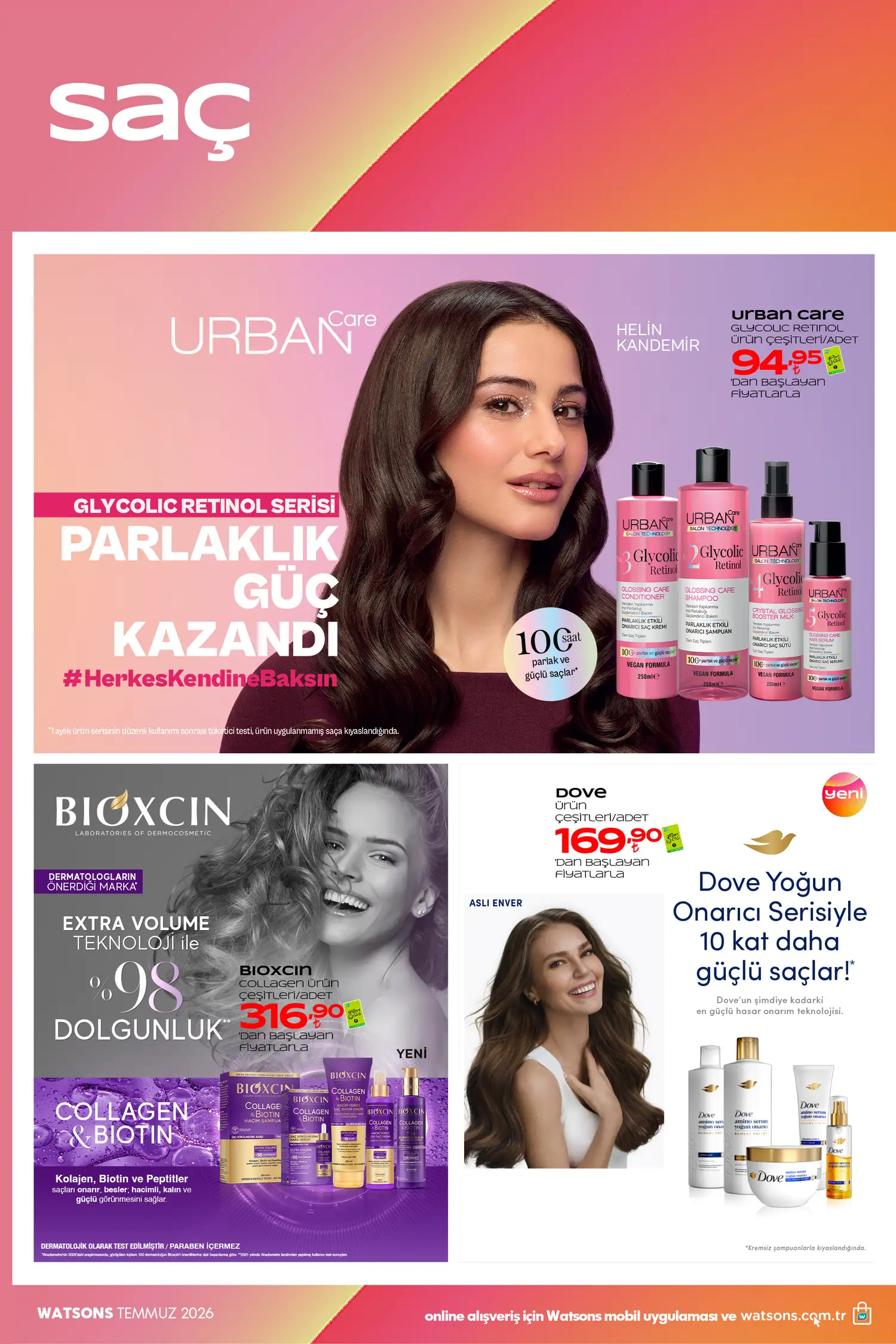 Watsons Temmuz 2026 Kataloğu – 7. Aktüel Katalog 33