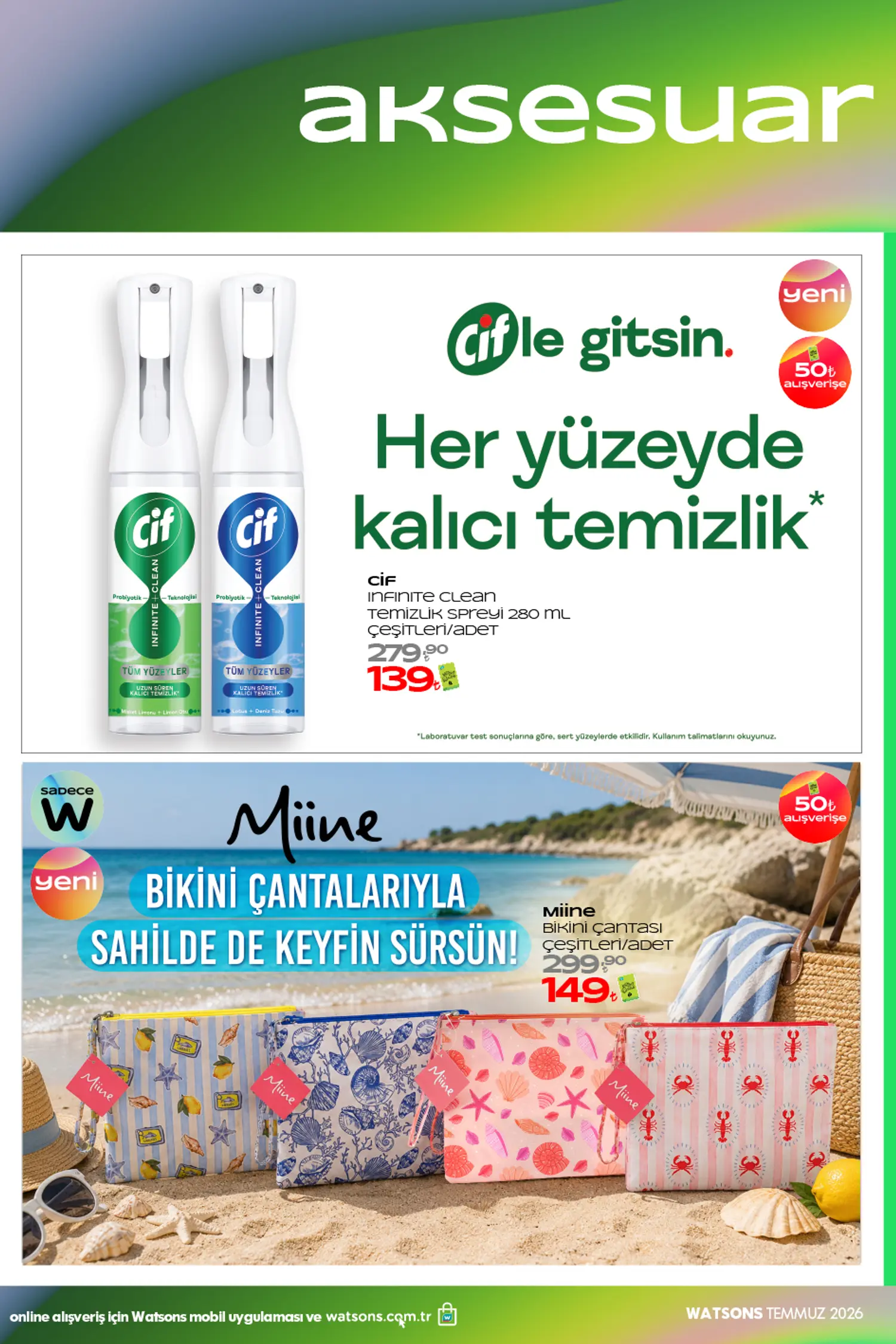 Watsons Temmuz 2026 Kataloğu – 7. Aktüel Katalog 44