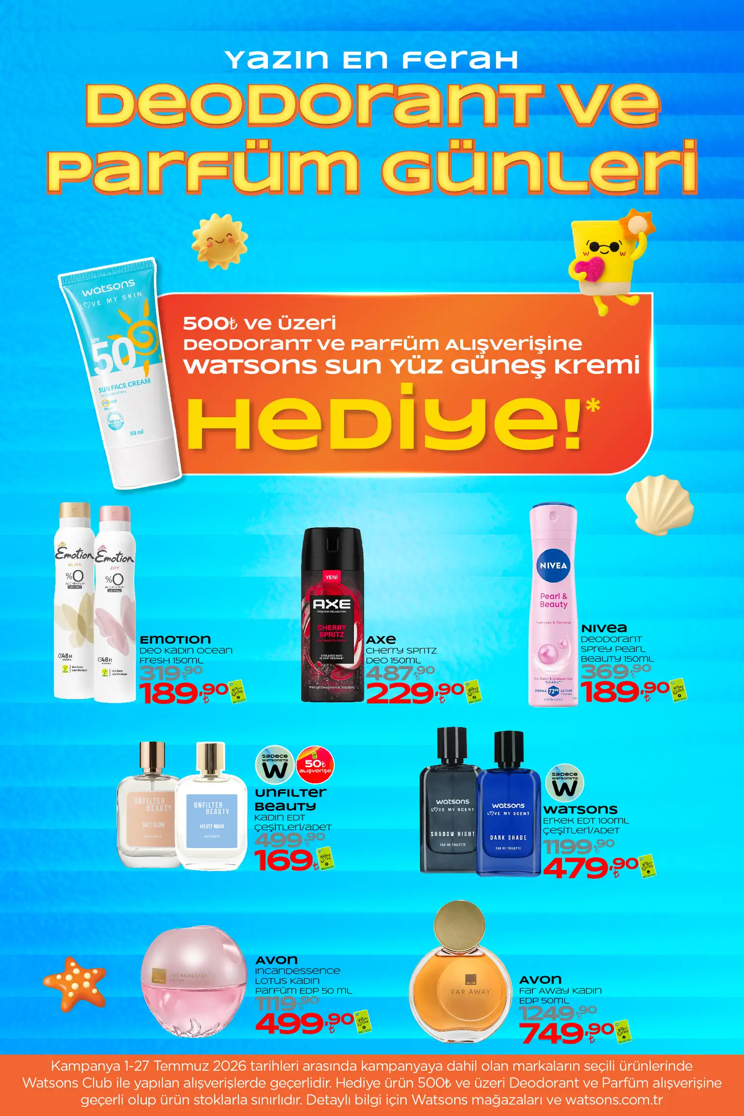 Watsons Temmuz 2026 Kataloğu – 7. Aktüel Katalog 7