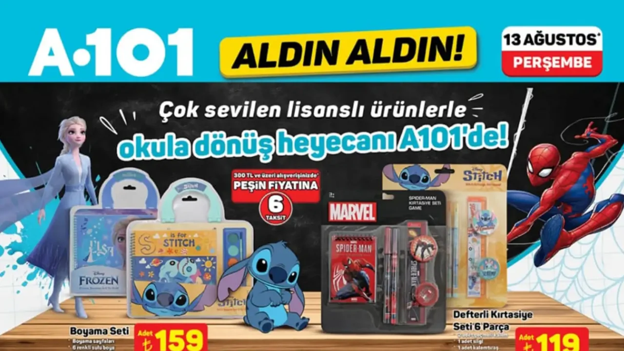 A101 13 Ağustos 2026 Aktüel Ürünler Kataloğu