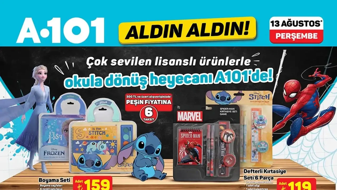 A101 13 Ağustos 2026 Aktüel Ürünler Kataloğu