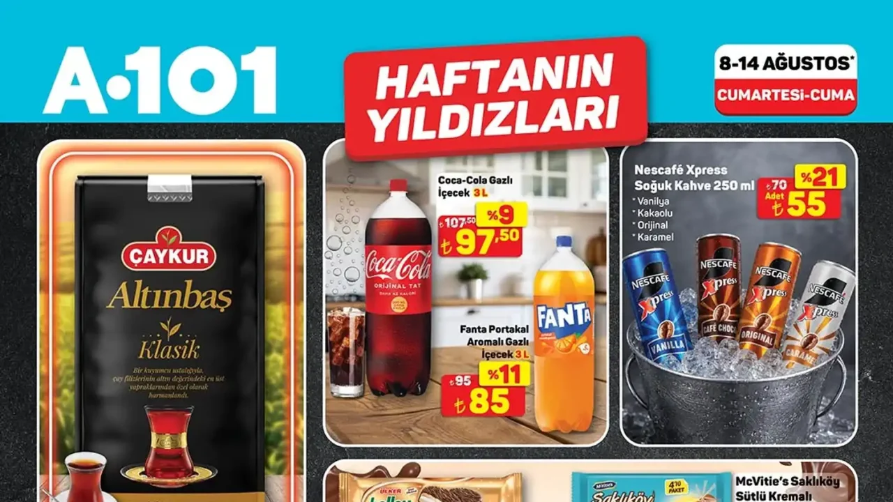 A101 8 Ağustos 2026 Aktüel Ürünler Kataloğu
