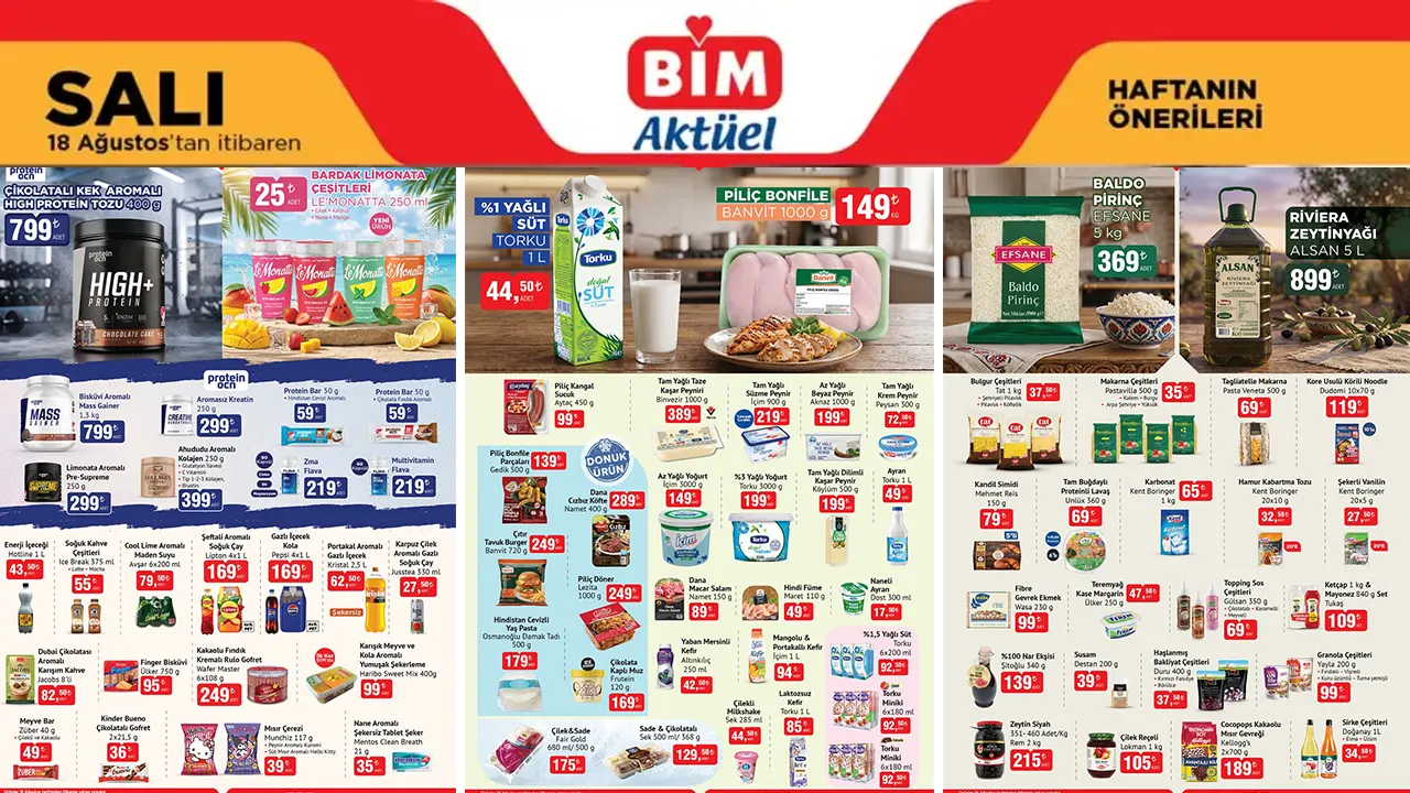 BİM 18 Ağustos 2026 Aktüel Ürünler Kataloğu
