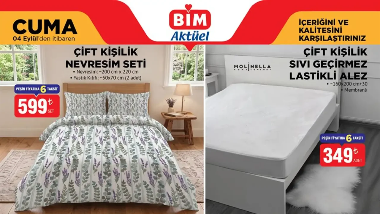 BİM 4 Eylül 2026 Aktüel Ürünler Kataloğu