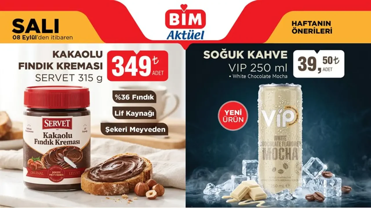 BİM 8 Eylül 2026 Aktüel Ürünler Kataloğu