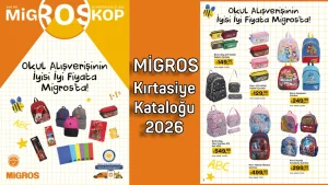 Migros Kırtasiye Kataloğunu Açıkladı: Okula Dönüş Kataloğu Yayında!