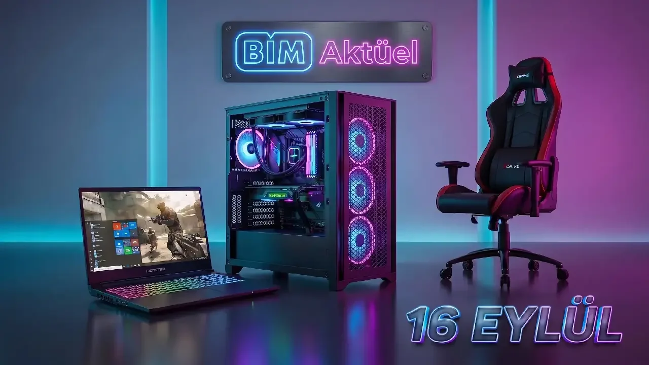 BİM 16 Eylül 2026 Kataloğunda Neler Var? Monster’ın Oyuncu Bilgisayarları ve Ev Ofis Mobilyaları Geliyor!