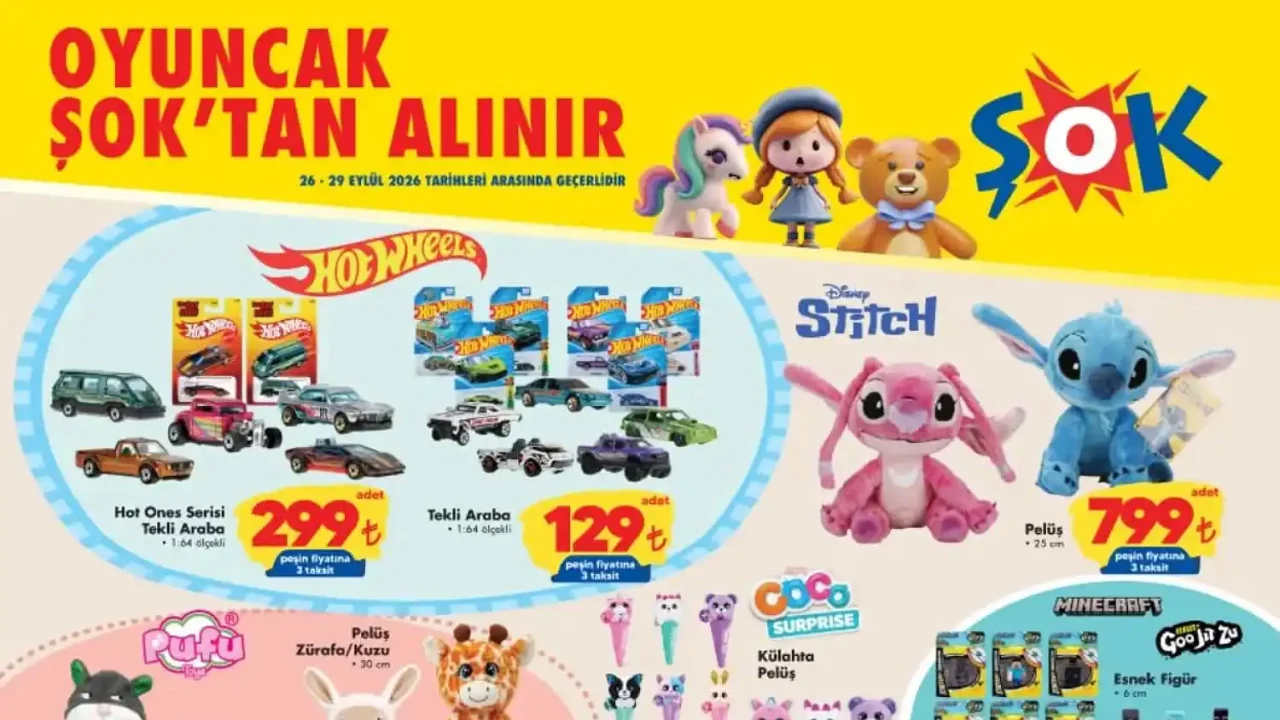 ŞOK 26 Eylül 2026 Aktüel Ürünler Kataloğu