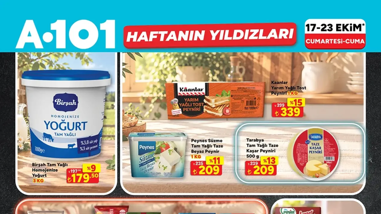A101 17 Ekim 2026 Aktüel Ürünler Kataloğu
