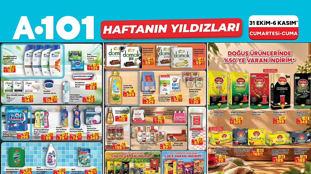 A101 31 Ekim 2026 Aktüel Ürünler Kataloğu